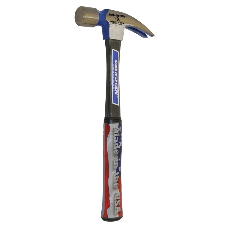 Vaughan FS999 Hammer, 20 oz Head, Straight Claw, Smooth Head, HCS Head, 14 in OAL