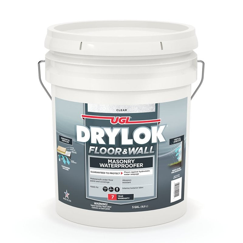 Drylok 20915 Masonry Waterproofer, Milky White, 5 gal, Can