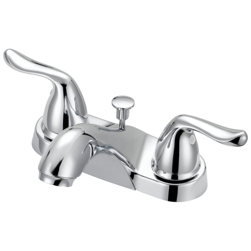 Boston Harbor F5121033CP Lavatory Faucet, 1.2 gpm, 2-Handle, 3-Faucet Hole, Metal, Chrome, Lever Handle