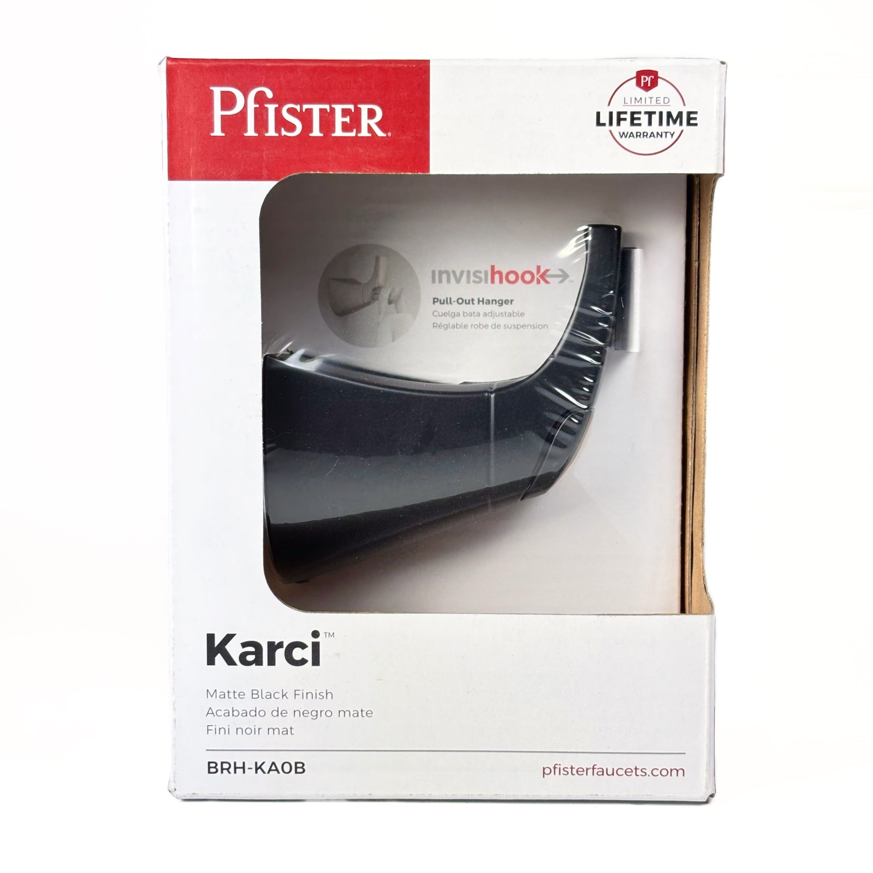 Karci Robe & Towel Hook Matte Black (POS)