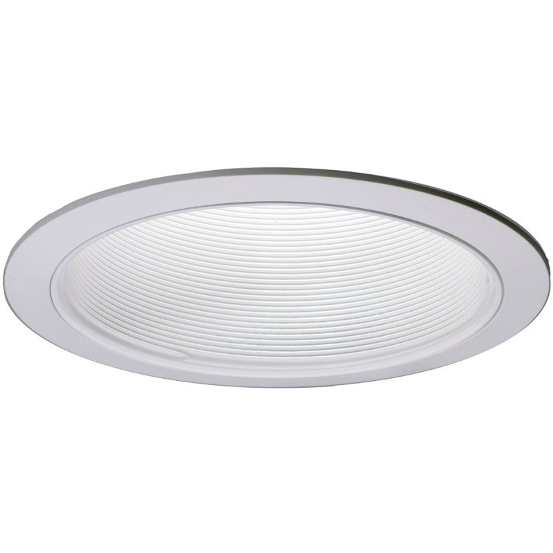 Halo Coilex 410W Baffle Trim, 6 in Dia, 2-1/4 in OAH, Phenolic Body, White, For: E7TAT, E7RTAT, H7T Non-IC Housing