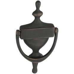 Door Knocker 7 Inch Solid Brass Antique Bronze (POS)