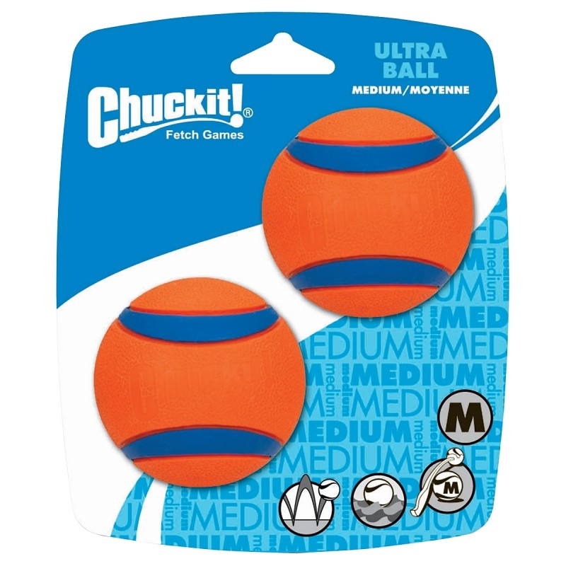 BALL CHUCKIT ULTRA 2PK MED (Pack of 2)