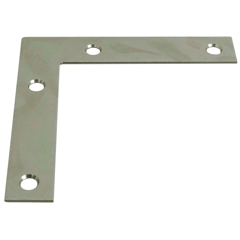 National Hardware 117BC Series N266-569 Corner Brace, 4 in L, 3/4 in W, 4 in H, Steel, Zinc, 0.07 Thick Material (Pack of 20)
