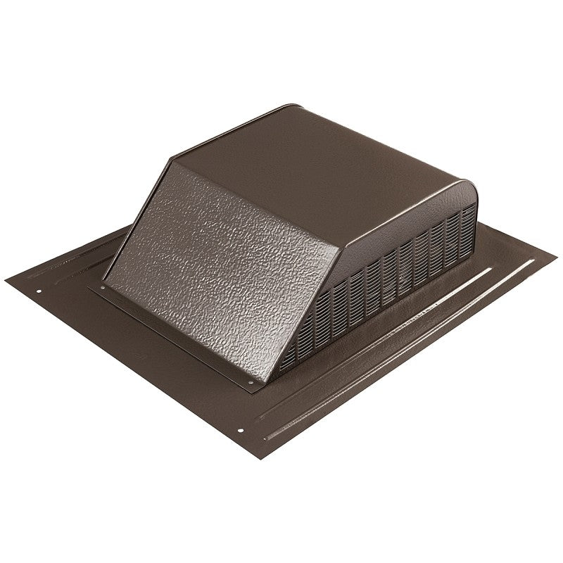 Master Flow SSB960ABR Roof Louver, 18 in L, 20-1/2 in W, Aluminum, Brown (Pack of 8)