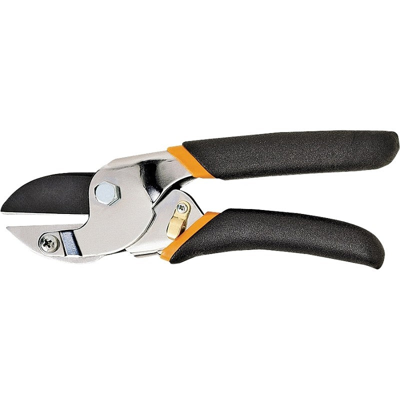 Fiskars 9110 Pruner, 5/8 in Cutting Capacity, Steel Blade, Anvil Blade, Comfort-Grip Handle, 8-1/2 in OAL