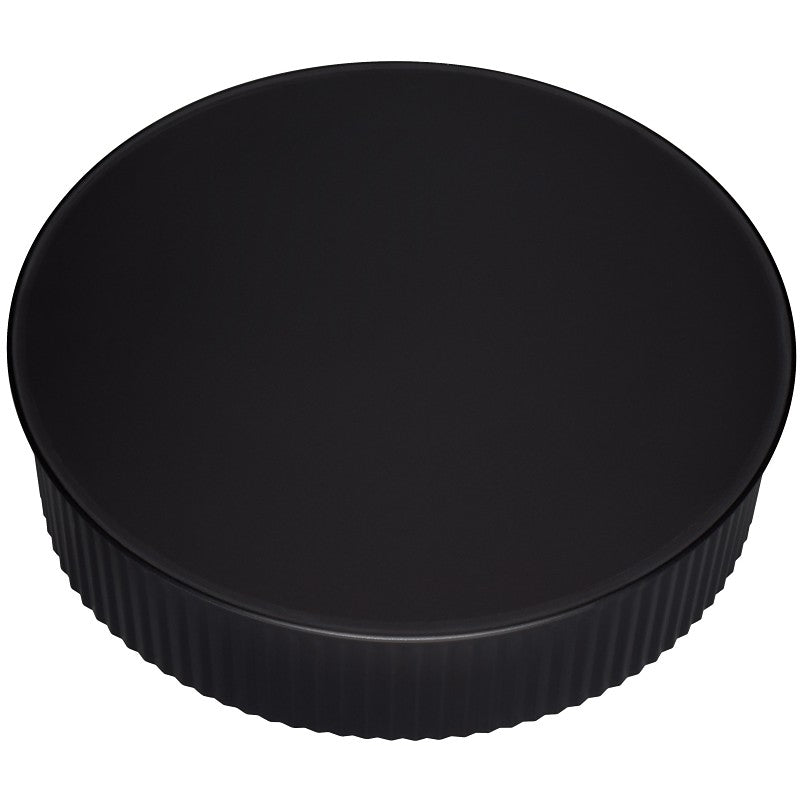 Imperial BM0152 Round End Cap Crimped, 7 in Dia, Black, Matte