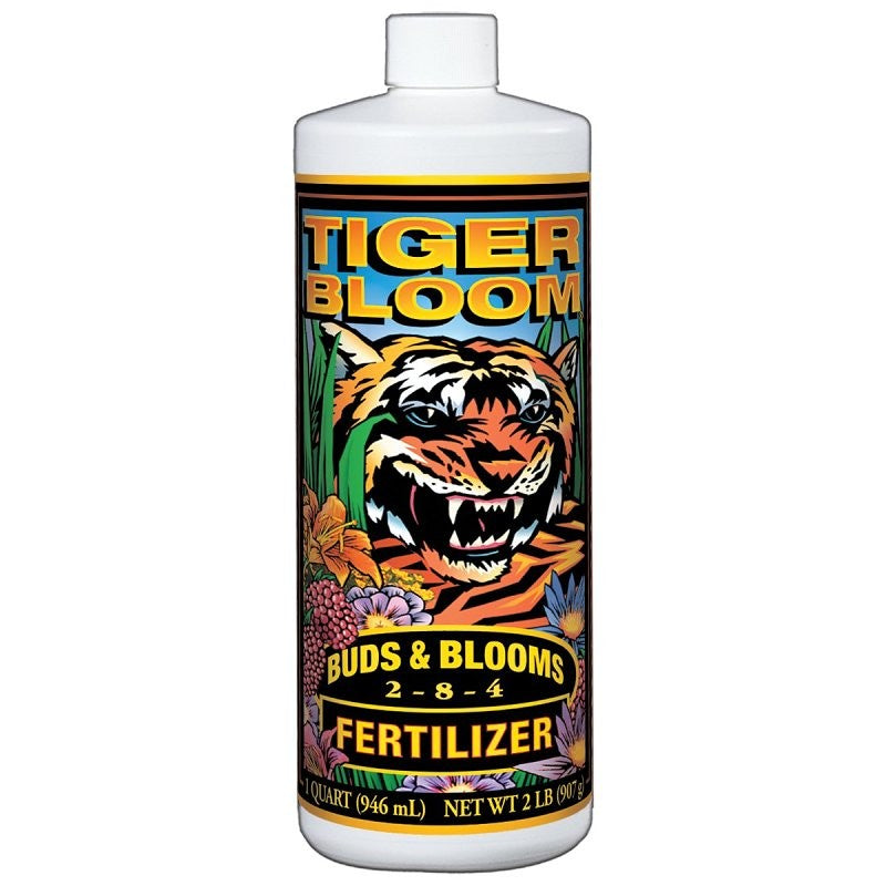 Tiger Bloom 790225 Plant Food, 1 qt, Bottle, Liquid