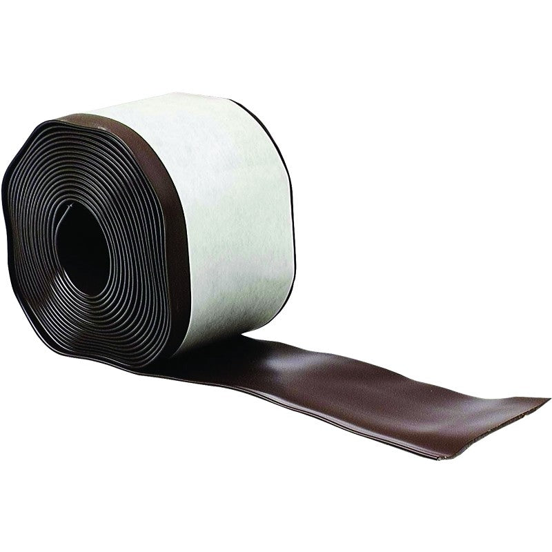 M-D 93161 Wall Base, 20 ft L, 4 in W, Vinyl, Brown