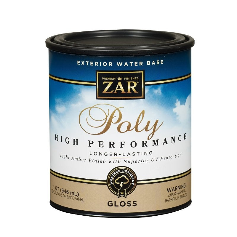 ZAR 32612 Polyurethane, Gloss, Liquid, Amber, 1 qt, Can