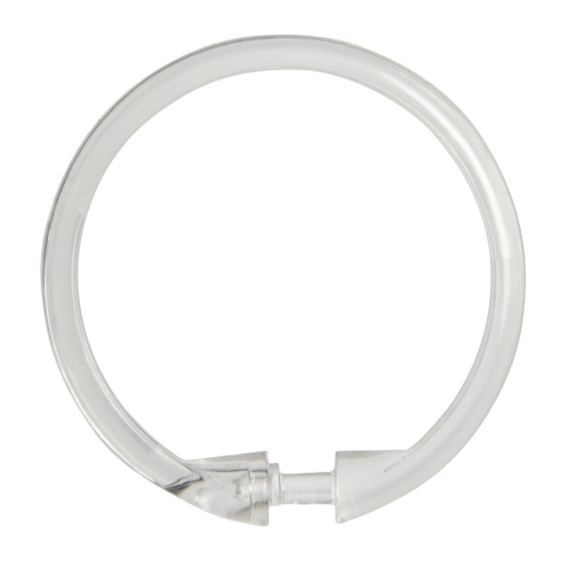 Master Lock KN61218 Shower Ring, Plastic (Pack of 6)