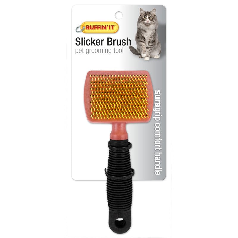 Ruffin'It 19793 Slicker Brush, Plastic, Cat