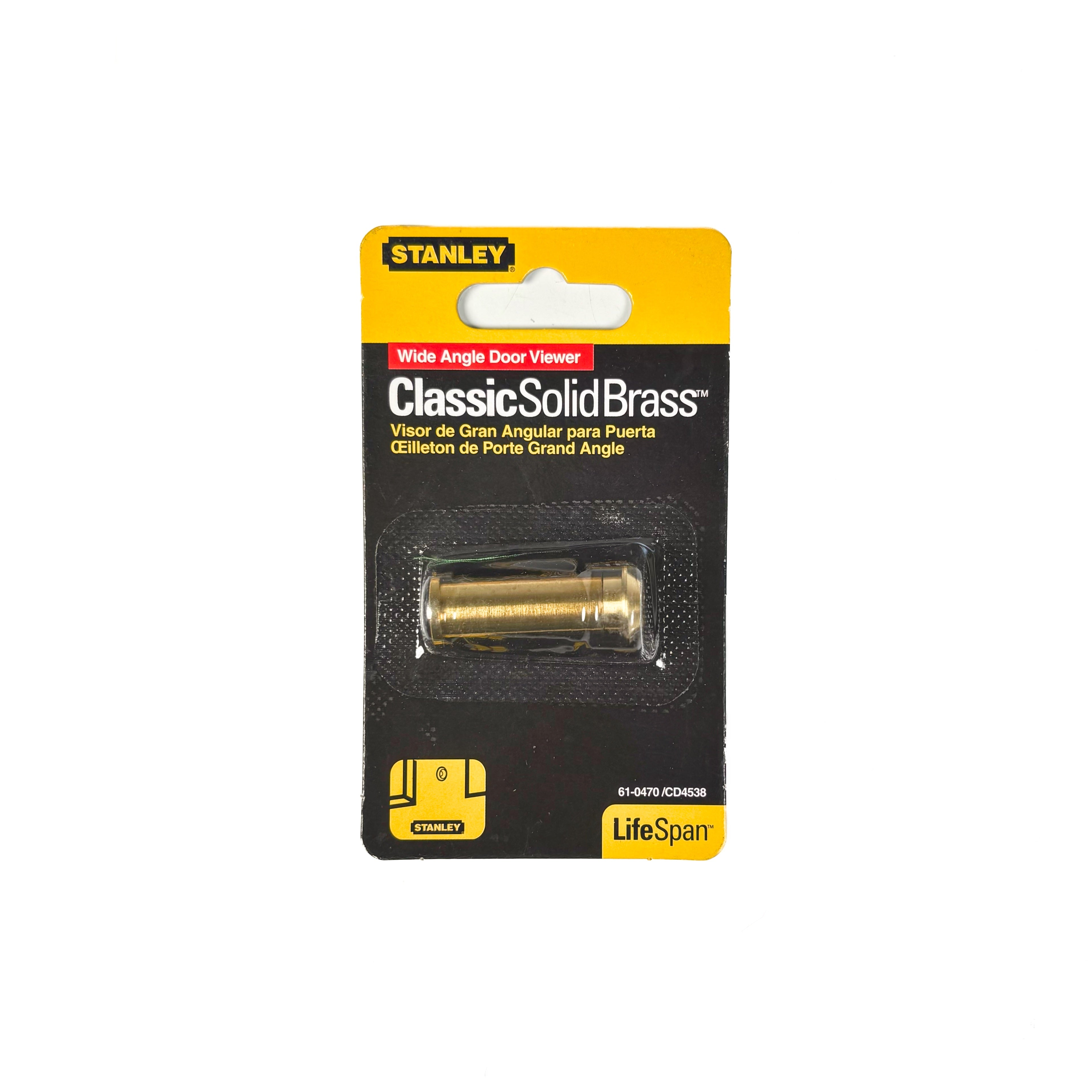 Door Viewer 120 Degree Polished Solid Brass (POS)