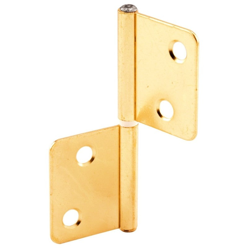 Prime-Line N 7025 Door Hinge, Bi-Fold, Non-Mortise, Steel, Brass
