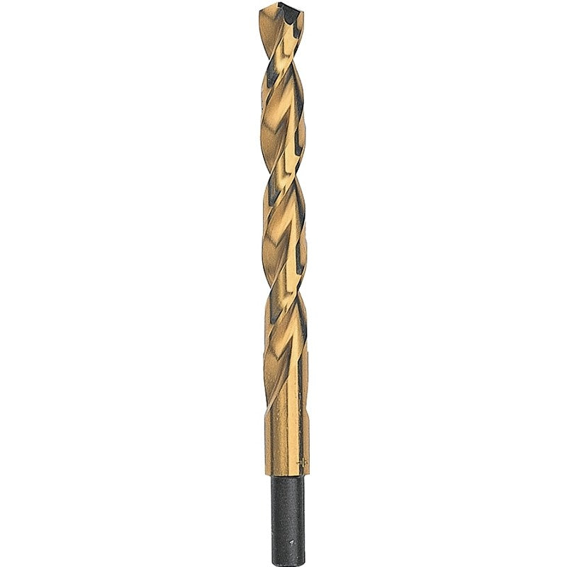 DEWALT DW1312 Jobber Drill Bit, 3/16 in Dia, 3-1/2 in OAL, Parabolic Flute, 3/16 in Dia Shank, Straight Shank