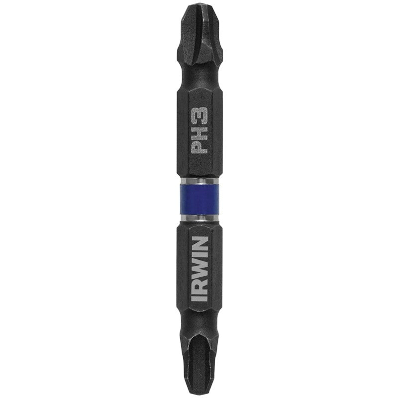 Irwin 1870984 Power Bit, #3 Drive, Phillips Drive, 1/4 in Shank, Hex Shank, 2-3/8 in L, High-Grade Steel