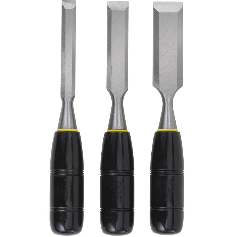 STANLEY 16-150 Series Chisel Set, 7-3/4 in L Dimensions, 3-Piece