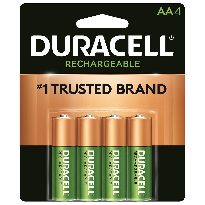 Duracell 66155 Battery, 2000 mAh, AA Battery, Nickel-Metal Hydride