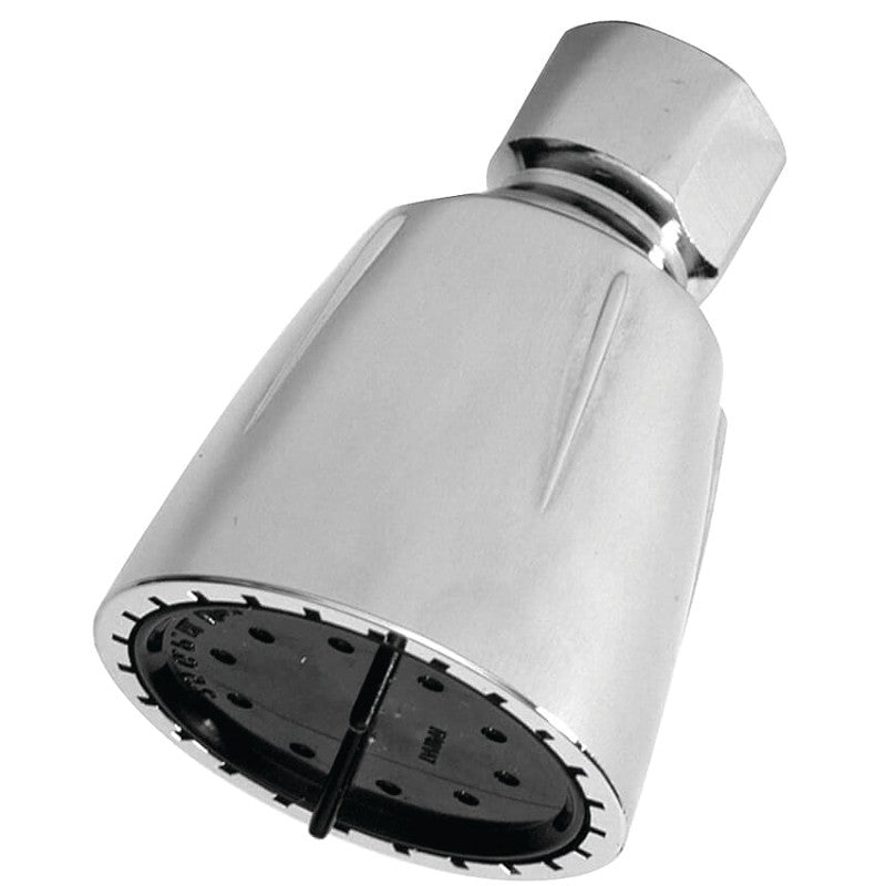 Danco 80480 Shower Head, 1.5 gpm, 1/2 in Connection, IPS, Plastic, Chrome, 2 in W