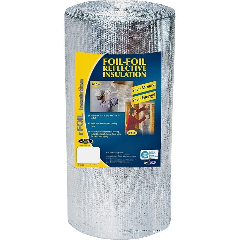 Innovative Energy W757 Construction Insulation, 50 ft L, 48 in W, Polyethylene