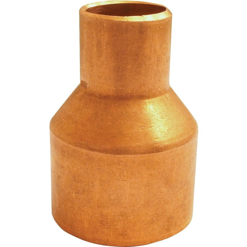 Elkhart Products 101R Series 30768 Reducing Pipe Coupling with Stop, 1-1/2 x 1 in, Sweat