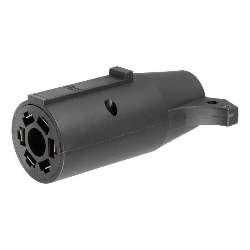 Curt 57261 Trailer Wiring Adapter, 7-Way, Includes: 4-Way Flat, 4-Way Round, 5-Way Flat, 6-Way Round, 7-Way RV Blades