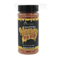 Recteq RT-RHRR Rossarooski's Rib Rub, Honey, 10.5 oz Bottle