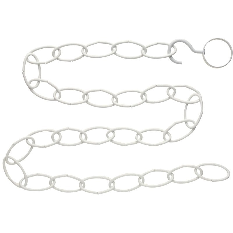 National Hardware V2660 Series N275-073 Extender Chain Kit, 36 in L, Steel, White