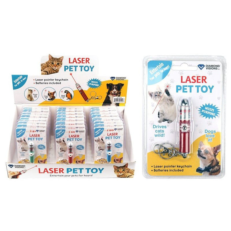 Diamond Visions 08-0199 Laser Pet Toy, Battery, Assorted (Pack of 24)