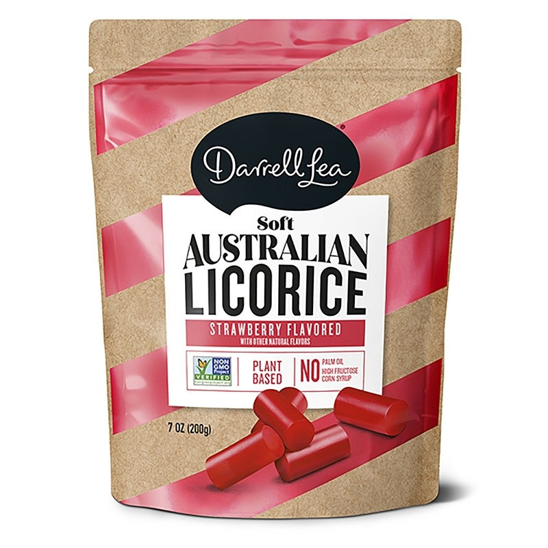 Darrell Lea DLSL8 Licorice, Natural Flavor, 7 oz Bag (Pack of 8)