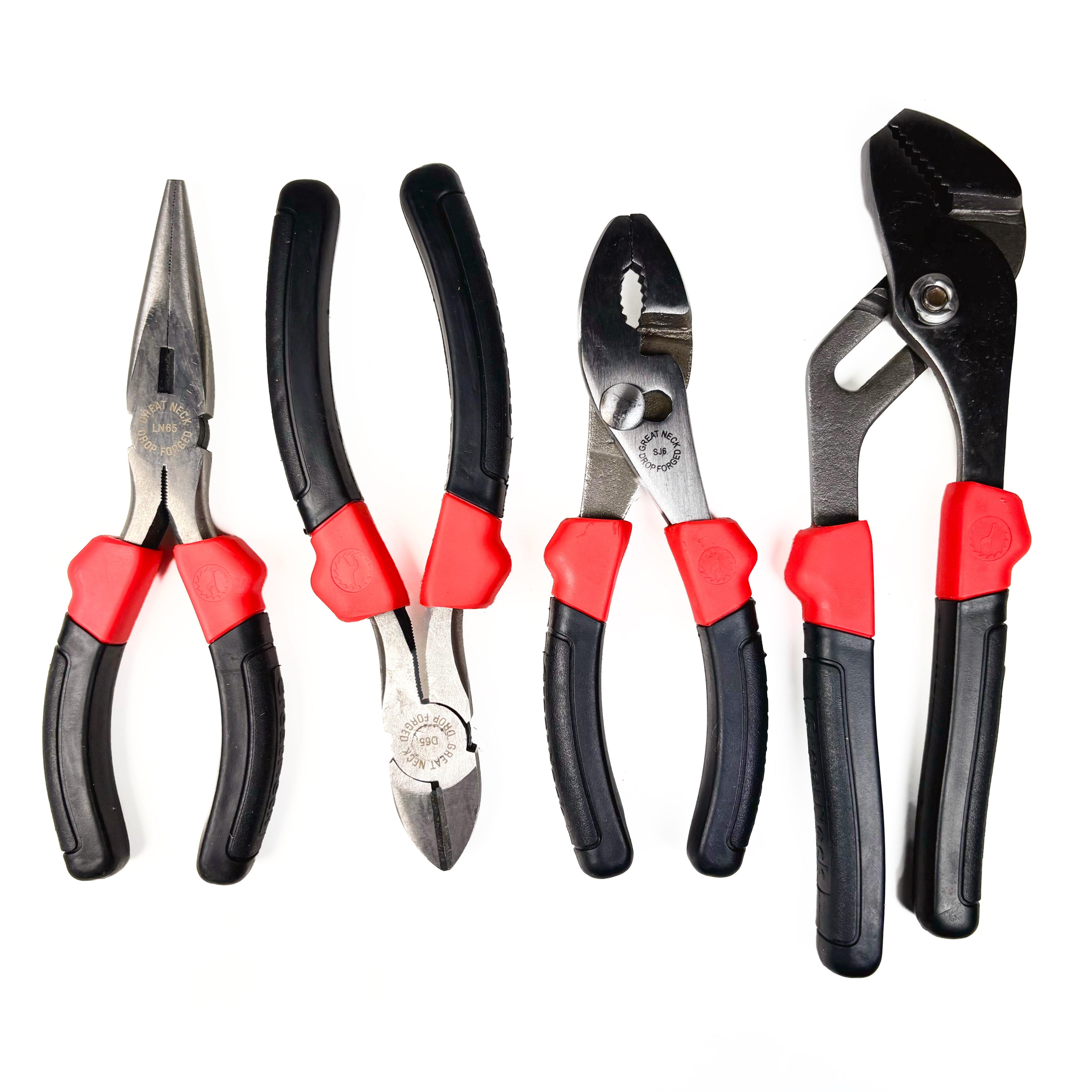 4 Piece Multiple Choice Cushion Grip Pliers Set