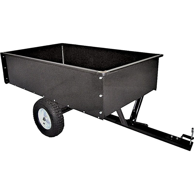 Vulcan YTL-012-508 Dump Cart, 500 lb, 40-1/2 in L x 30-3/4 in W x 13 in H Deck, Steel Deck, 2-Wheel, Pneumatic Wheel