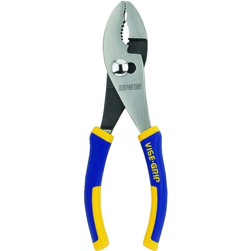 Irwin 2078406 Slip Joint Plier, 6 in OAL, ProTouch Handle, 1-5/32 in W Jaw, 1-1/8 in L Jaw