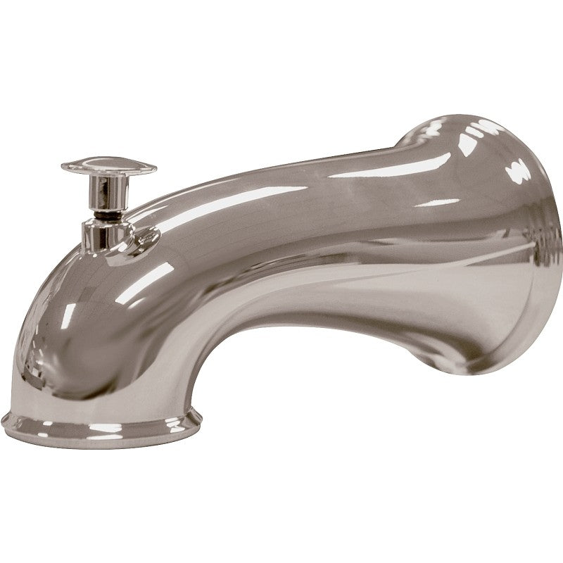 Danco 10316 Tub Spout, 6 in L, Metal, Brushed Nickel