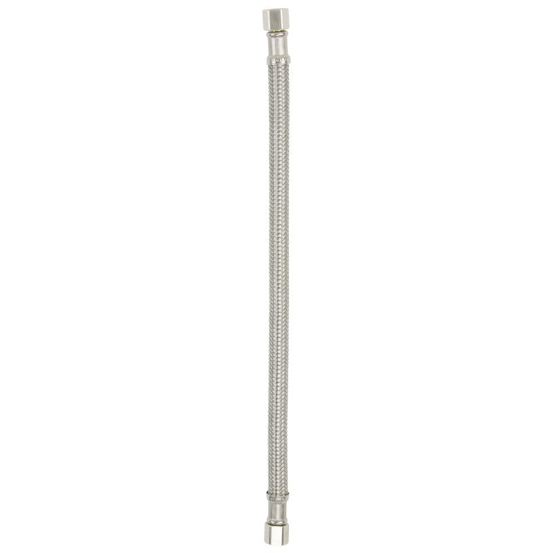 Plumb Pak PP25561 Ice Maker Supply Line, 1/4 in Inlet, Compression Inlet, 1/4 in Outlet, Compression Outlet, 12 in L