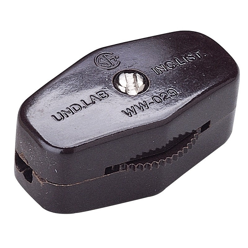 Gardner Bender GSW-71 Cord Switch, 3, 6 A, 125/250 VAC, Brown