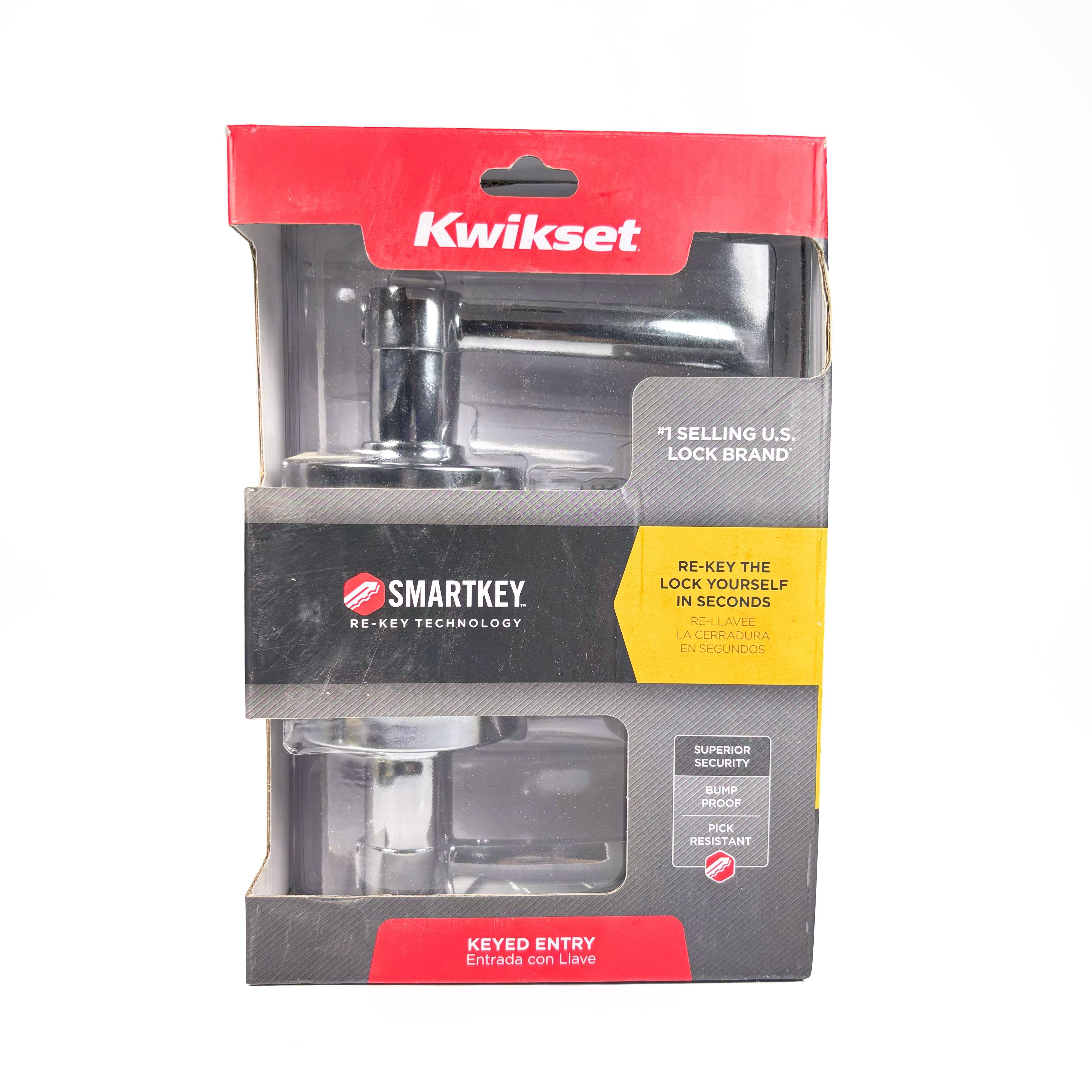 Keyed Entry Leverset Smartkey Polished Chrome