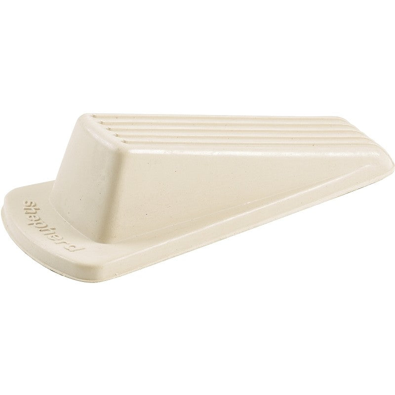 Shepherd Hardware 9163 Wedge Door Stop, Off-White, Rubber (Pack of 6)