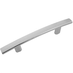 Laurey Contempo Series 55826 Cabinet Pull, 157 mm L Handle, 27 mm H Handle, Zinc, Polished Chrome