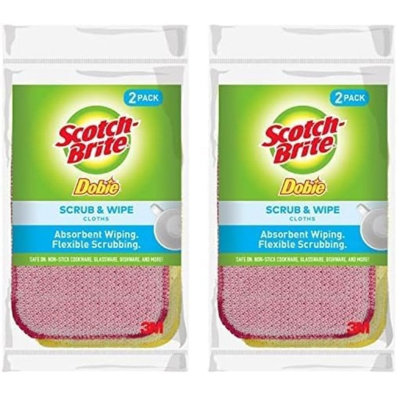 Scotch-Brite Dobie 9057-2 Scrub and Wipe Cloth