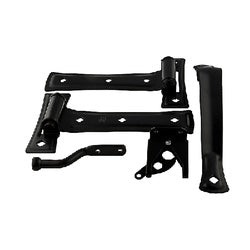 Contemporary Steel Gate Kit Black 55 Pound Rated
