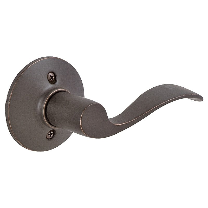 Schlage F Series F170V ACC 716 RH Right Hand Dummy Lever, Mechanical Lock, Aged Bronze, Metal, Residential, Right Hand