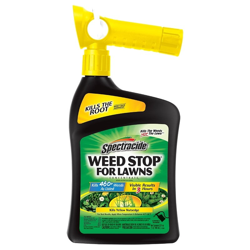 Spectracide Weed Stop HG-96541 Weed Stop Concentrate, Liquid, QuickFlip Sprayer Application, 32 fl-oz Package