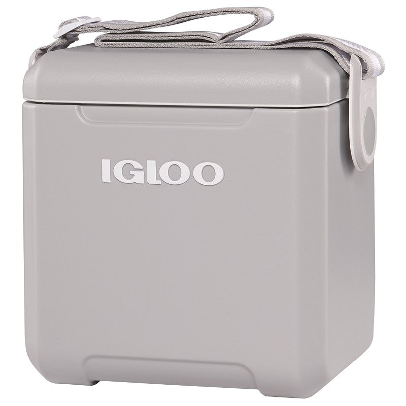 Igloo 00032651 Tag Along Too Cooler, 14 Can Cooler, Plastic, Light Gray, 2 days Ice Retention