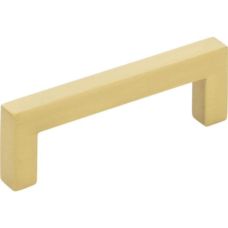 KasaWare K7063BG-2 Square Bar Cabinet Pull, 3-3/8 in L Handle, 1-1/8 in Projection, Zinc, Brushed Gold