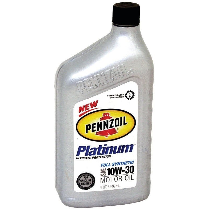 Pennzoil Platinum 550022687/5063686 Motor Oil, 10W-30, 1 qt Bottle (Pack of 6)