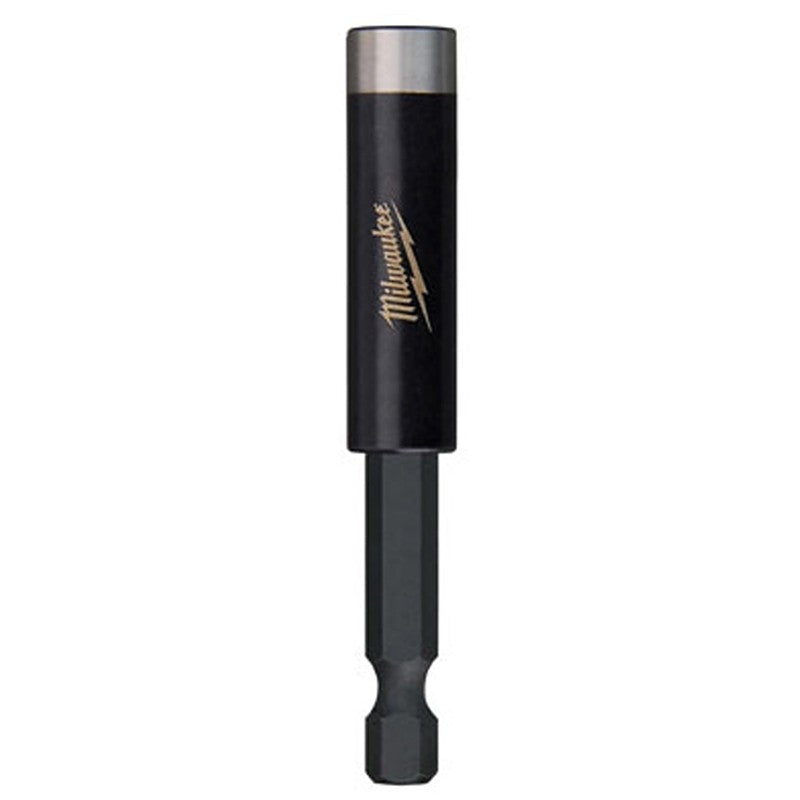 Milwaukee SHOCKWAVE 48-32-4505 Bit Holder with C-Ring, 1/4 in Drive, Hex Drive, 1/4 in Shank, Hex Shank, Steel, 10/PK (Pack of 10)