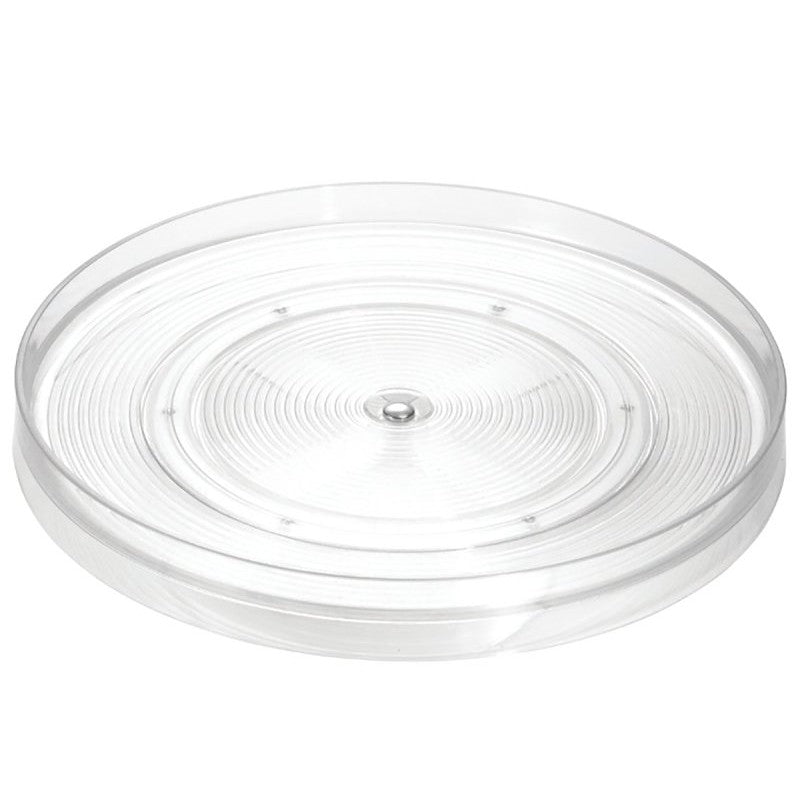 Interdesign 54030 Turntable, Plastic, Clear (Pack of 4)