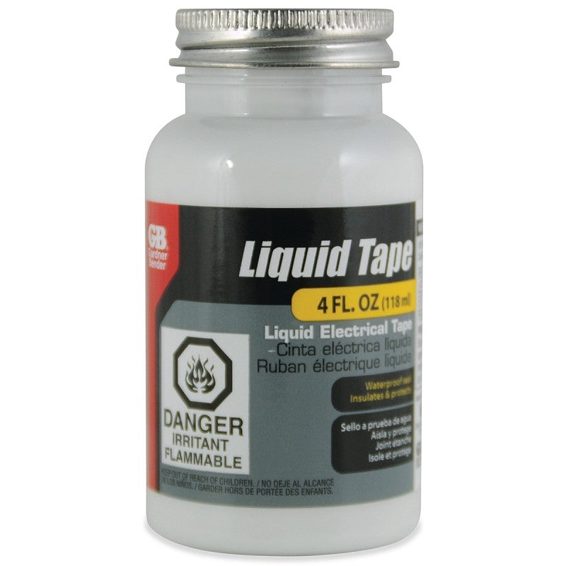 Gardner Bender LTW-400 Liquid Electrical Tape, Liquid, White, 4 oz Bottle