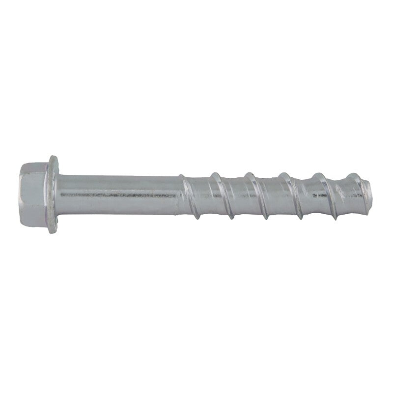 DEWALT Screw-Bolt+ PFM1411420 Screw Anchor, 1/2 in Dia, 4 in L, Carbon Steel, Zinc